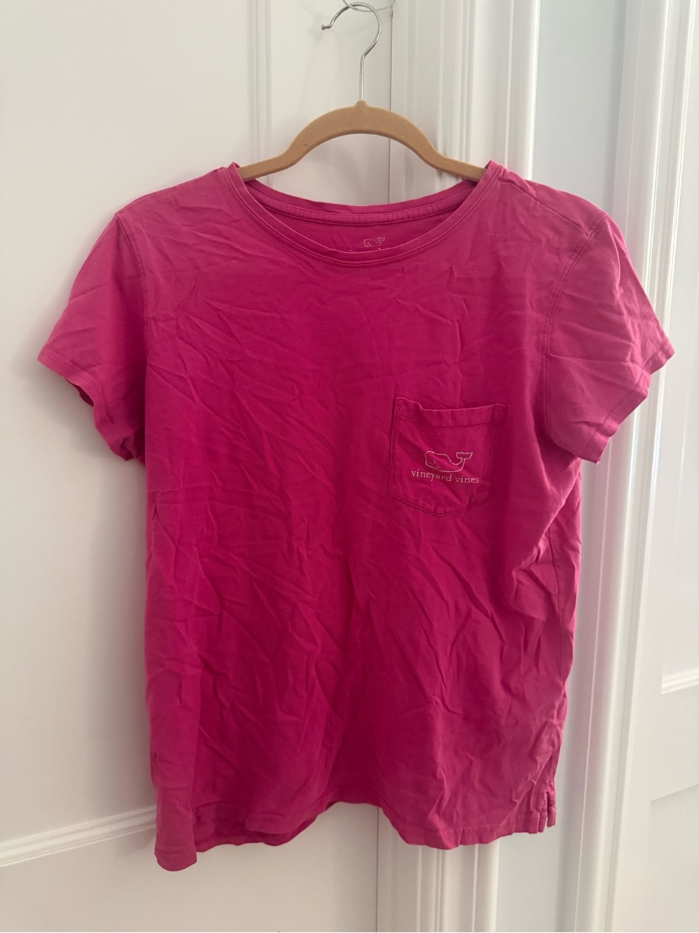 Vineyard Vines Hot Pink Logo Tee